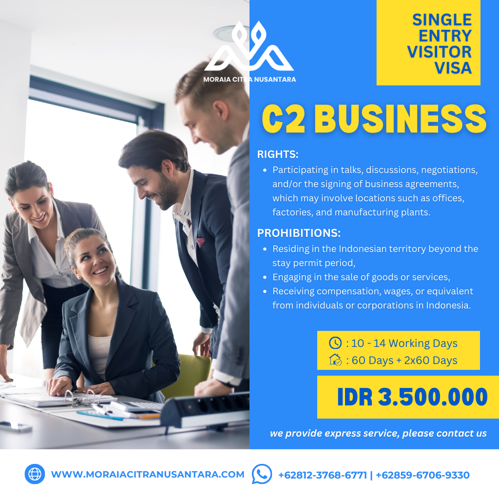 Business Single Entry Visitor Visa