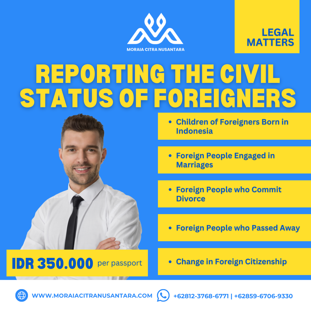 Reporting The Civil Status of Foreigners